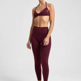 Definex Seamless Spor Açık Bralet — Cherry