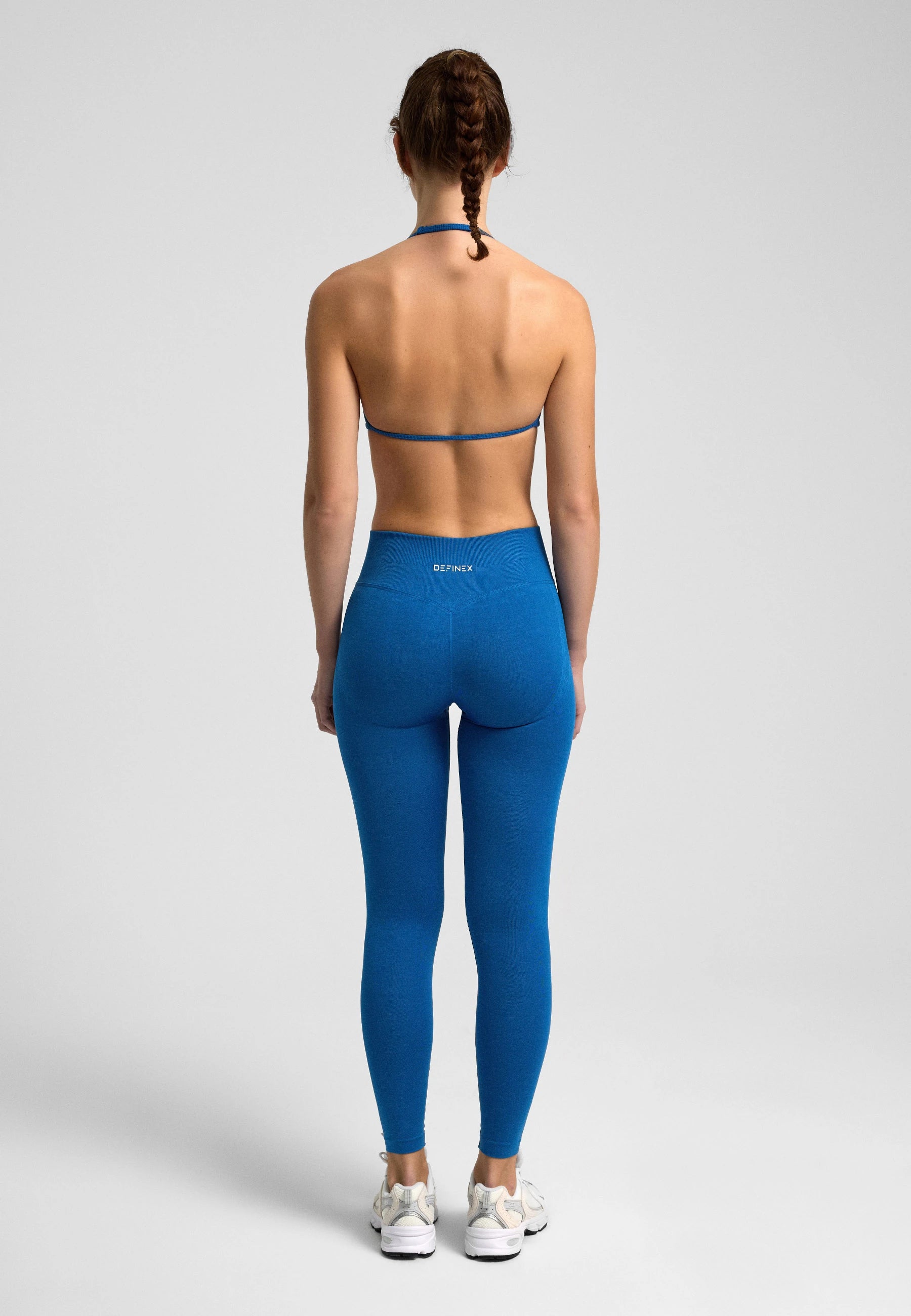 Definex Seamless Spor Açık Bralet — Mavi, detay 4