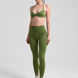 Definex Seamless Spor Açık Bralet — Olive