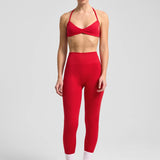 Definex Seamless Spor Açık Bralet — Scarlet