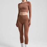 Definex Seamless Spor Crop Long — Mousse