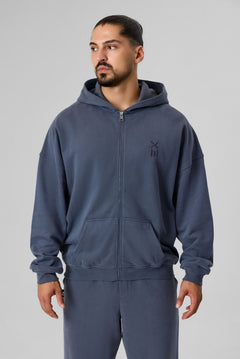 Definex Erkek Oversize Pamuklu Kapüşonlu Sweat — Antrasit