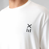 Definex Erkek Oversize T-Shirt — Beyaz, detay 3