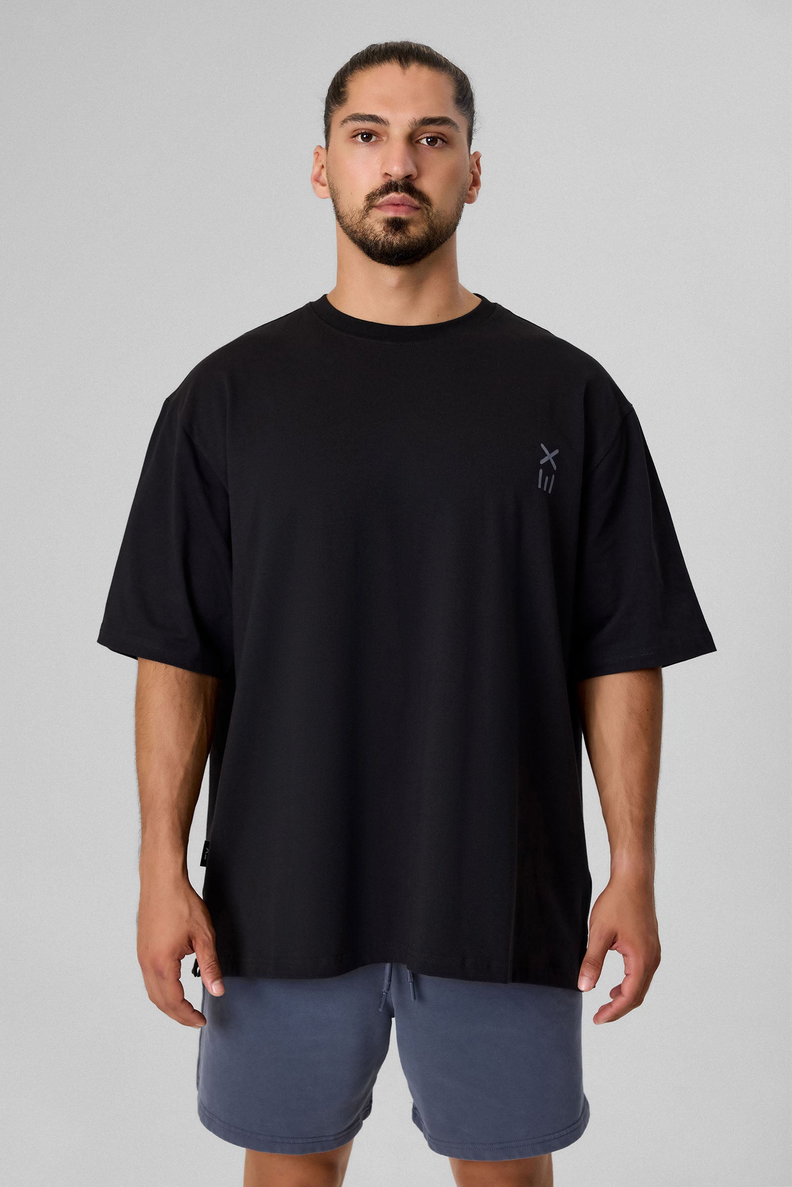 Definex Erkek Oversize T-Shirt — Siyah