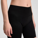 Definex Seamless Spor Tayt Şort — Siyah, detay 2