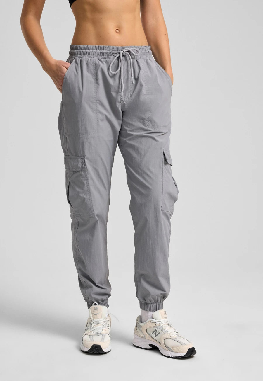 Definex Paraşüt Kumaş Jogger — Gri, detay 2
