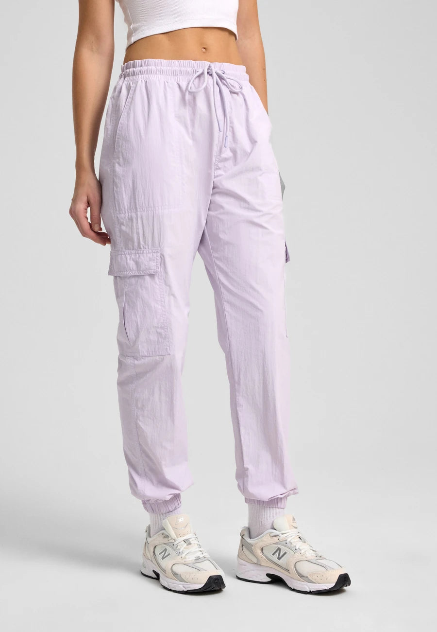 Definex Paraşüt Kumaş Jogger — Lila, detay 2
