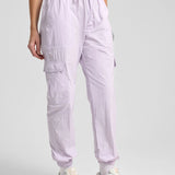 Definex Paraşüt Kumaş Jogger — Lila, detay 2