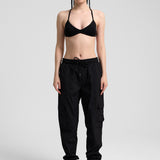 Definex Paraşüt Kumaş Jogger — Siyah