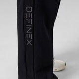 Definex Kadın Oversize Pamuklu Bol Paça Eşofman — Siyah, detay