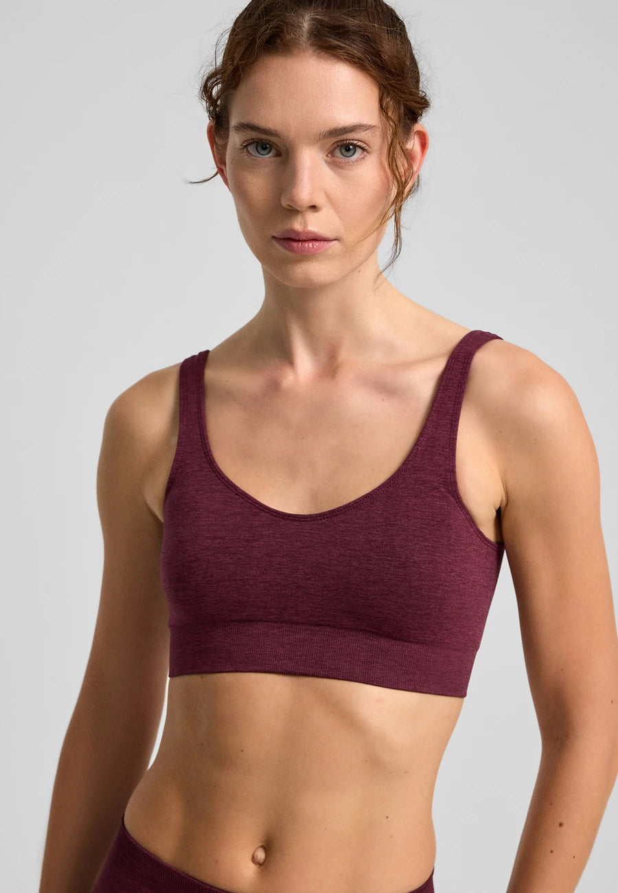 Definex Seamless Spor Kapalı Bralet — Cherry
