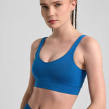 Definex Seamless Spor Kapalı Bralet — Mavi