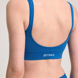 Definex Seamless Spor Kapalı Bralet — Mavi, detay 2