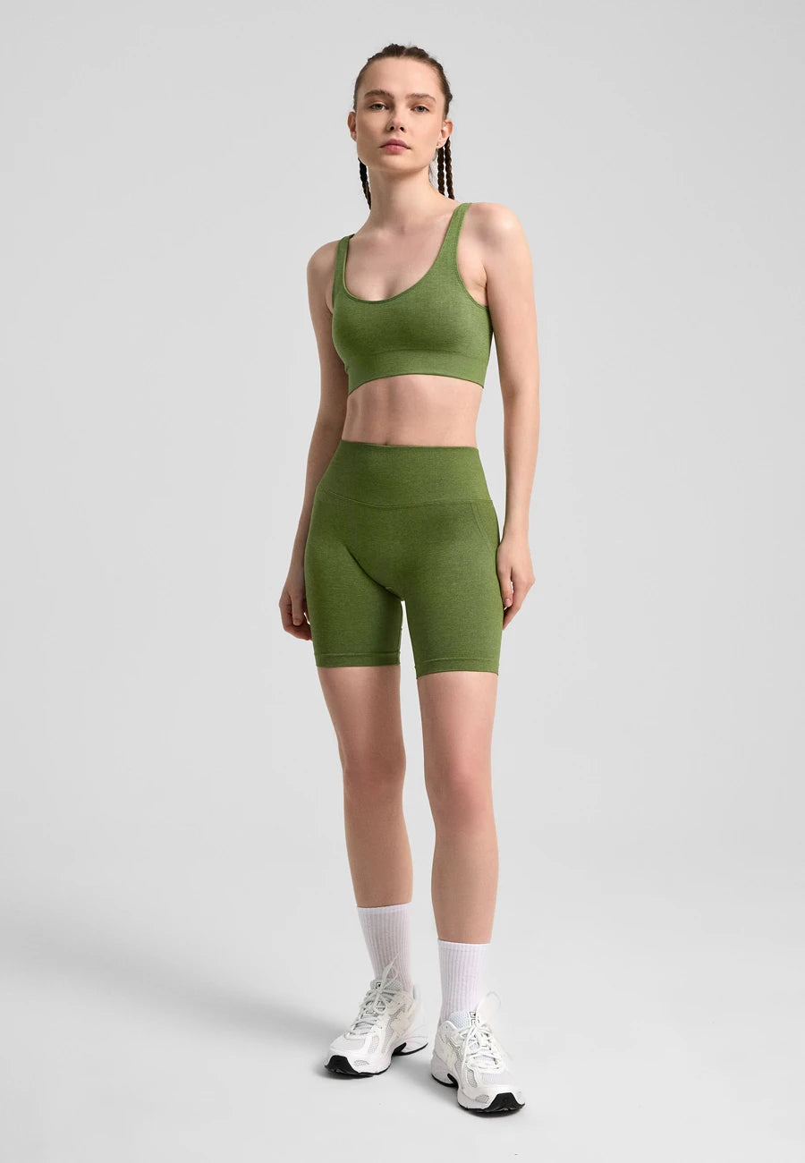 Definex Seamless Spor Kapalı Bralet — Olive