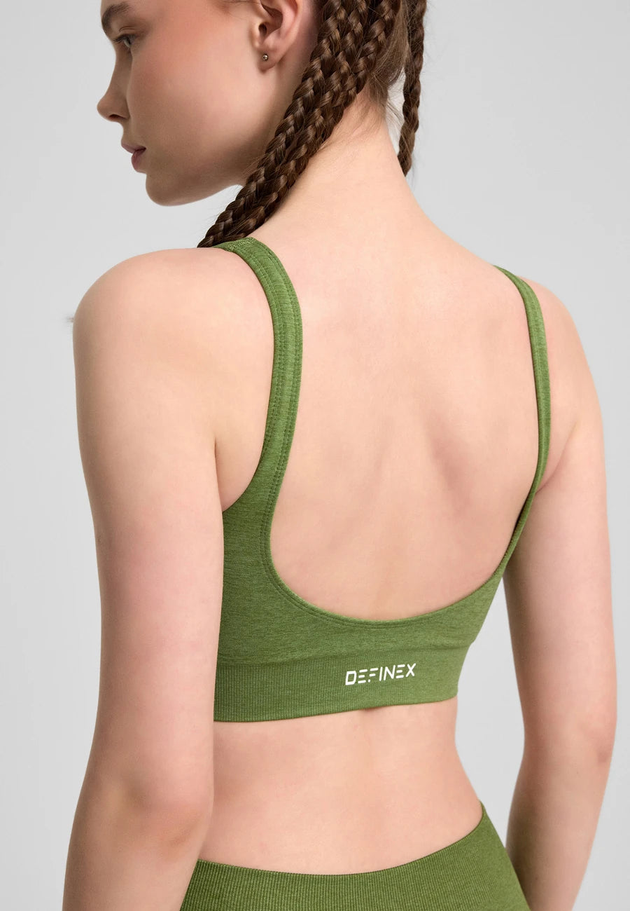 Definex Seamless Spor Kapalı Bralet — Olive, detay 2
