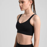 Definex Seamless Spor Kapalı Bralet — Siyah