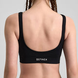 Definex Seamless Spor Kapalı Bralet — Siyah, detay 2