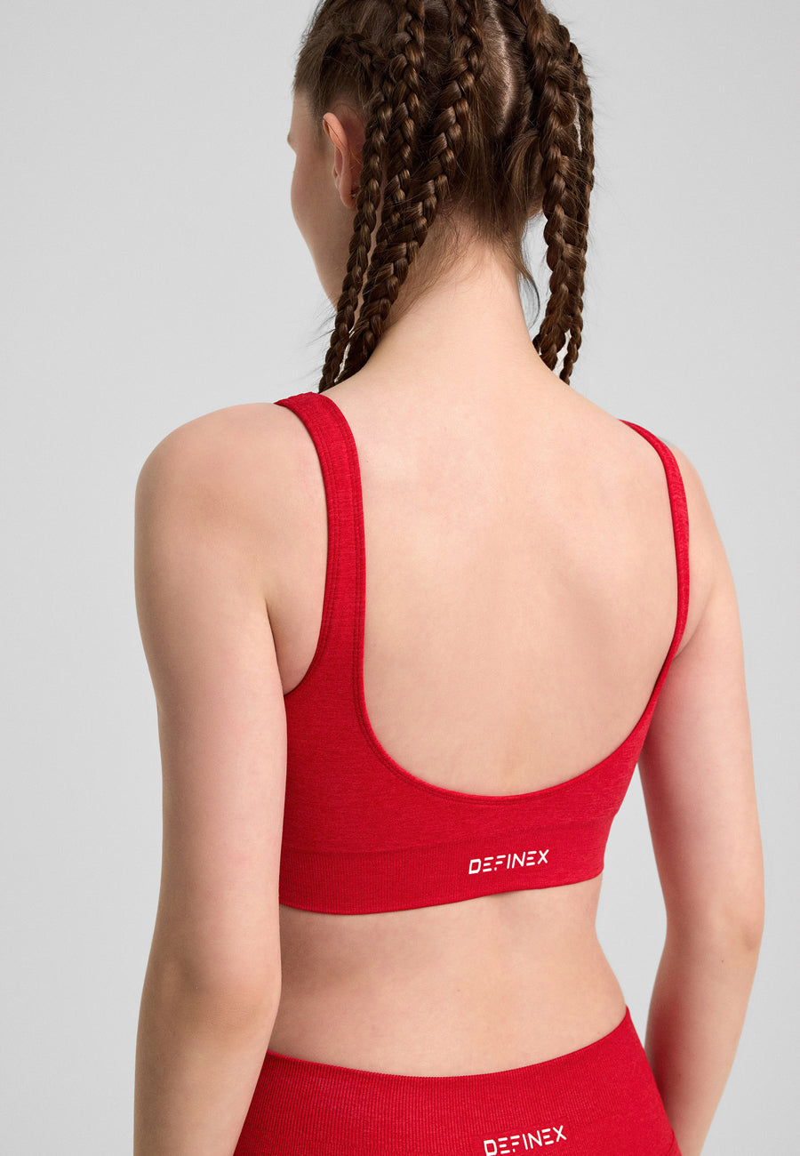 Definex Seamless Spor Kapalı Bralet — Scarlet, detay 2