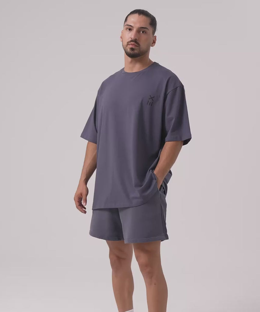 Definex Erkek Oversize T-Shirt — Antrasit, Video 1