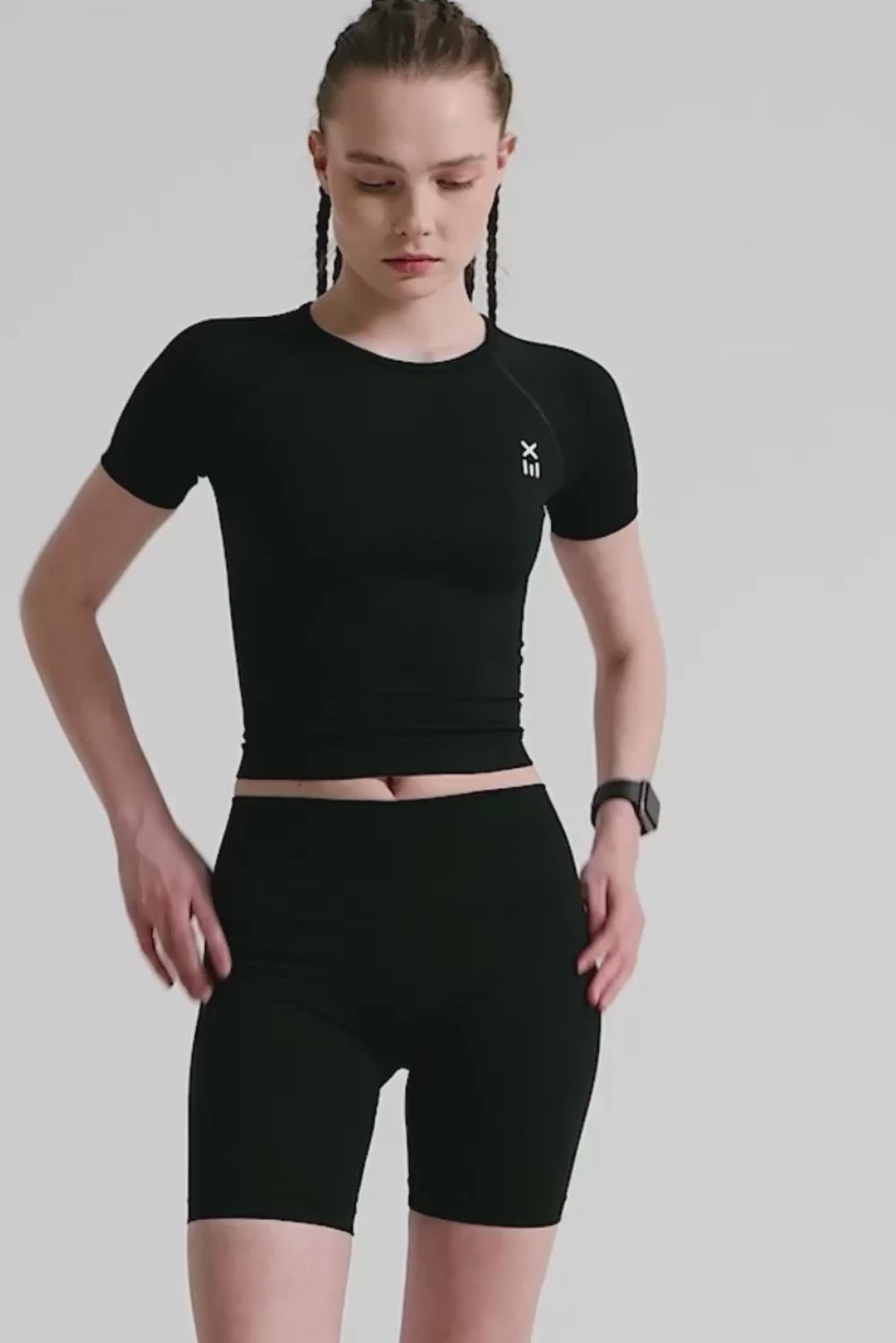Definex Seamless Spor T-shirt — Siyah, Video 1
