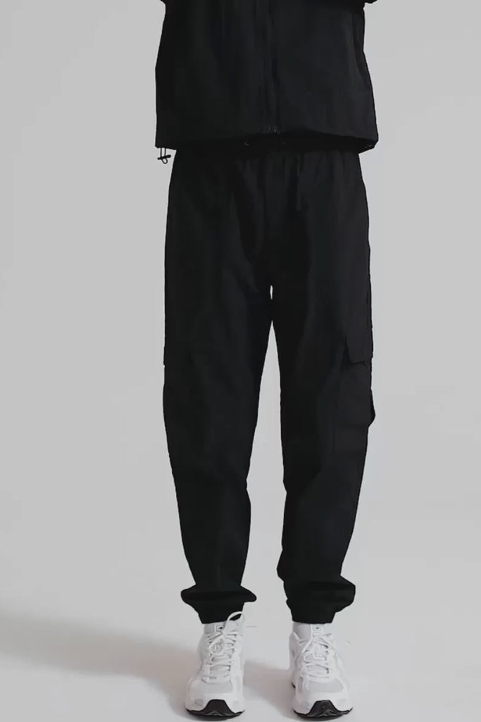 Definex Paraşüt Kumaş Jogger — Siyah, Video 1