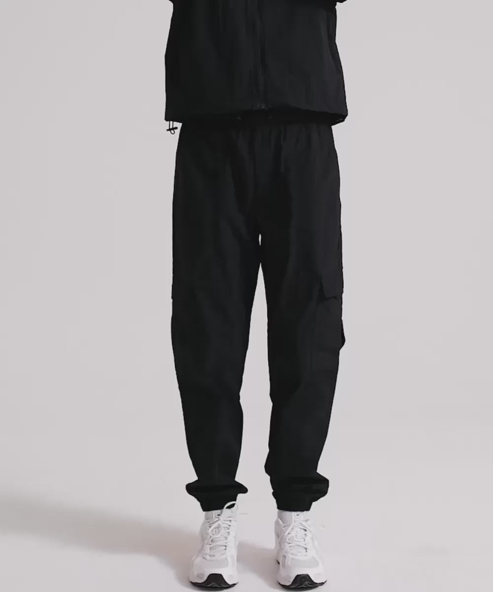 Definex Paraşüt Kumaş Jogger — Siyah, Video 1