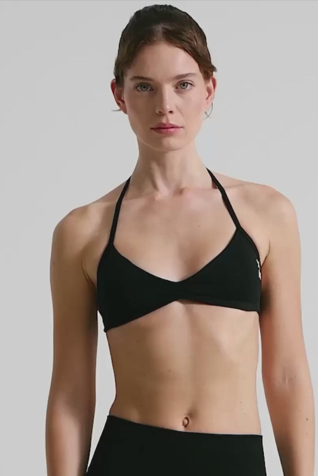 Definex Seamless Spor Açık Bralet — Siyah, Video 1