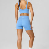 Definex SoftMove Tayt Şort — Ice Blue, detay 4