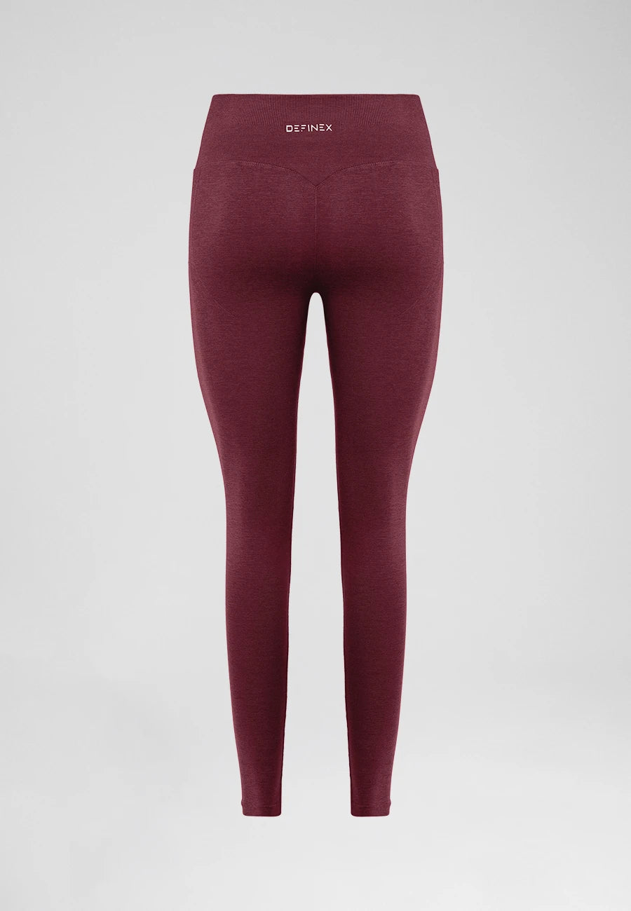 Definex Seamless Spor Tayt Long — Cherry, detay 5