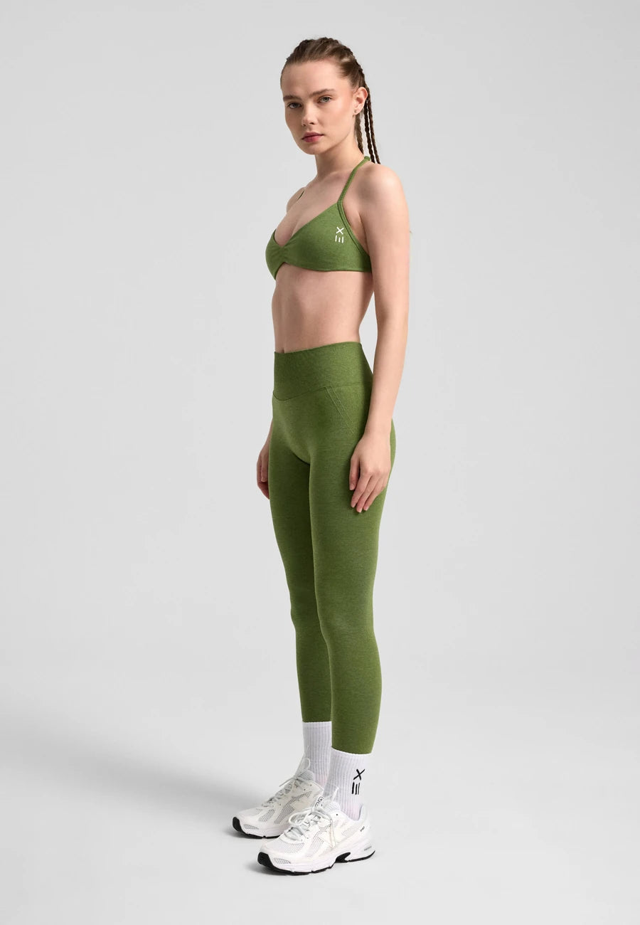 Definex Seamless Spor Tayt Long — Olive