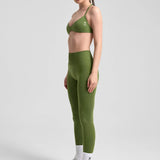 Definex Seamless Spor Tayt Long — Olive