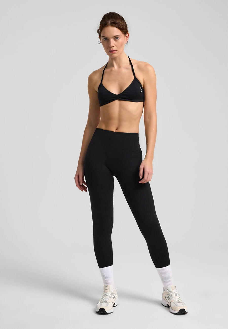 Definex Seamless Spor Tayt Long — Siyah