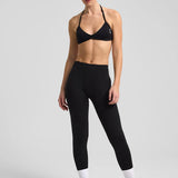 Definex Seamless Spor Tayt Long — Siyah