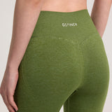 Definex Seamless Spor Tayt Long — Olive, detay 3