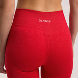 Definex Seamless Spor Tayt Long — Scarlet, detay 3