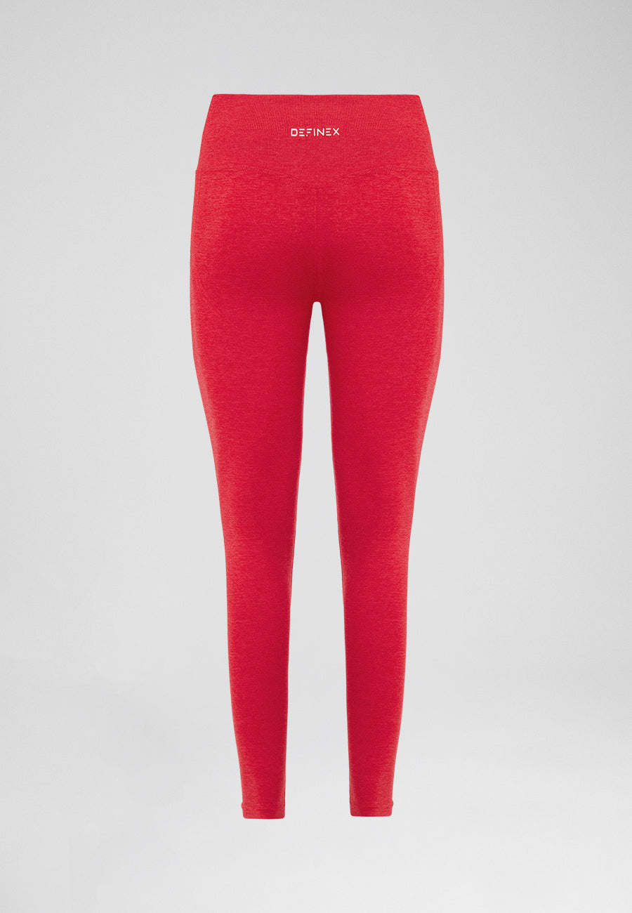 Definex Seamless Spor Tayt Long — Scarlet, detay 4