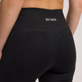 Definex Seamless Spor Tayt Long — Siyah, detay 3