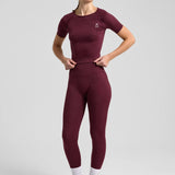 Definex Seamless Spor T-shirt — Cherry