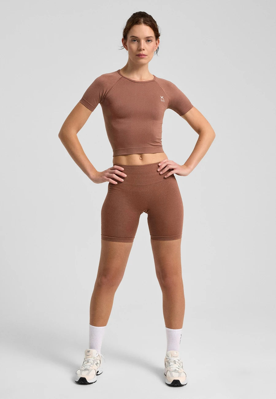 Definex Seamless Spor T-shirt — Mousse