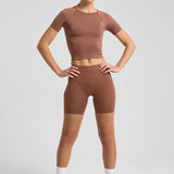 Definex Seamless Spor T-shirt — Mousse