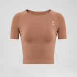 Definex Seamless Spor T-shirt — Mousse, detay 4