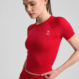Definex Seamless Spor T-shirt — Scarlet, detay 2