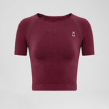 Definex Seamless Spor T-shirt — Cherry, detay 3