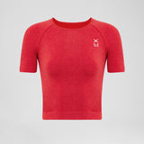 Definex Seamless Spor T-shirt — Scarlet, detay 3
