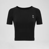 Definex Seamless Spor T-shirt — Siyah, detay 3